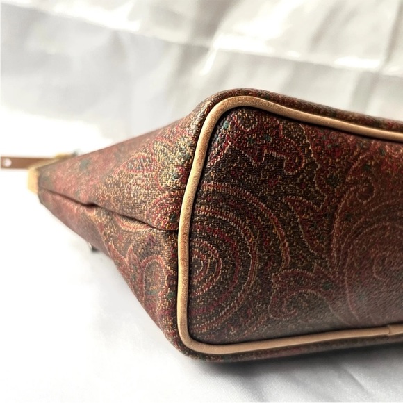 EUC ETRO mini handbag Purse Paisley shoulder bag - Picture 4 of 16